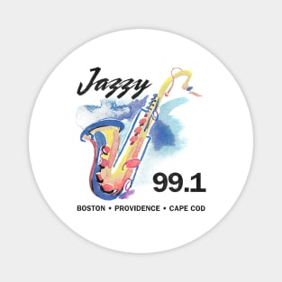 Jazzy 99.1 / 80s Jazz Radio Station Magnet